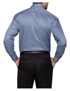 Van Heusen Long Sleeve Business Shirt Navy 9 Van Heusen Long Sleeve Business Shirt Navy -Cambridge Clothing shop 111370330 3 1 720x928