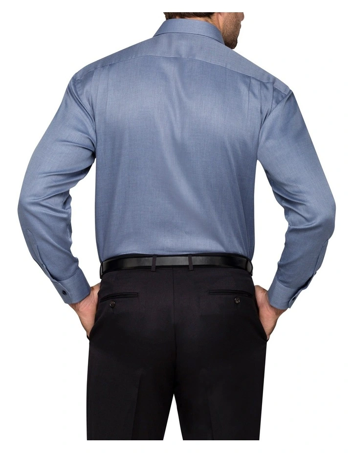 Van Heusen Long Sleeve Business Shirt Navy 5 Van Heusen Long Sleeve Business Shirt Navy - Image 3