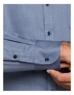 Van Heusen Long Sleeve Business Shirt Navy 10 Van Heusen Long Sleeve Business Shirt Navy -Cambridge Clothing shop 111370330 4 720x928