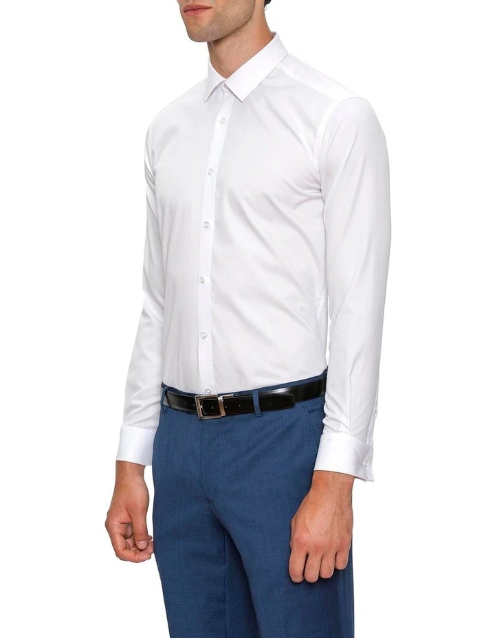 Gibson Slim Fit White Archie Shirt FGW014 4 Gibson Slim Fit White Archie Shirt FGW014 - Image 2