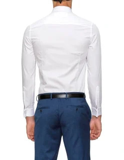 Gibson Slim Fit White Archie Shirt FGW014 8 Gibson Slim Fit White Archie Shirt FGW014 -Cambridge Clothing shop 183901060 3 720x928