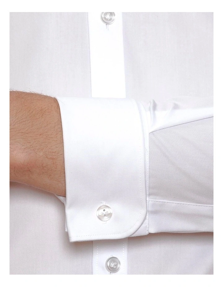 Gibson Slim Fit White Archie Shirt FGW014 6 Gibson Slim Fit White Archie Shirt FGW014 - Image 4