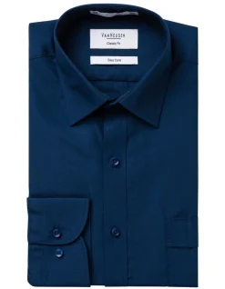 Van Heusen Long Sleeve Business Shirt Navy