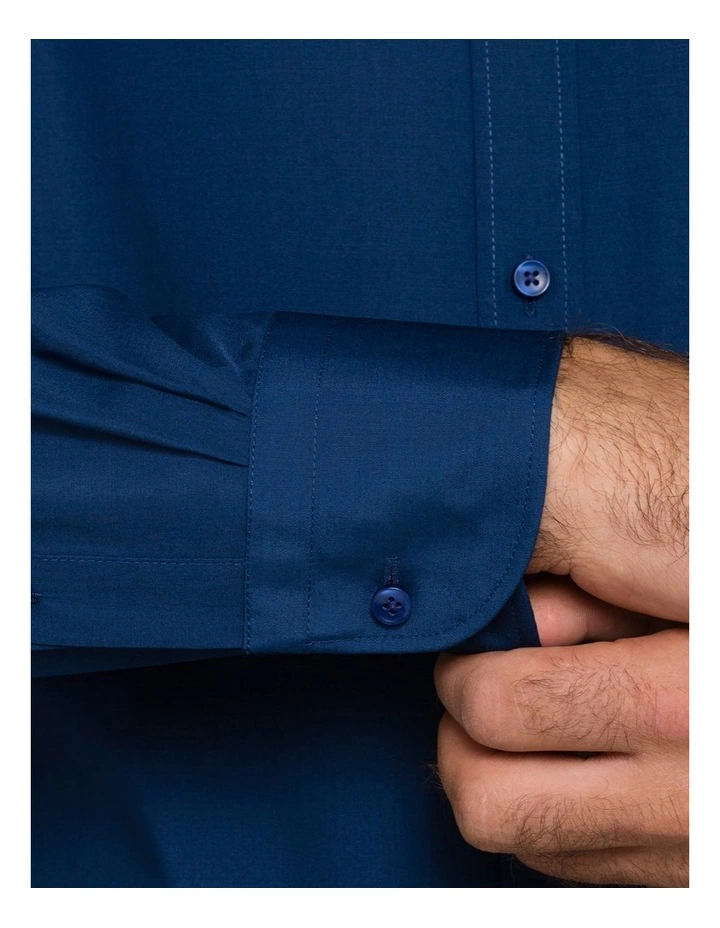 Van Heusen Long Sleeve Business Shirt Navy 5 Van Heusen Long Sleeve Business Shirt Navy - Image 3