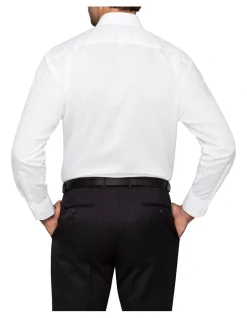 Van Heusen White Poplin Business Shirt -Cambridge Clothing shop 202266750 3 720x928