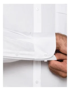 Van Heusen White Poplin Business Shirt -Cambridge Clothing shop 202266750 4 720x928