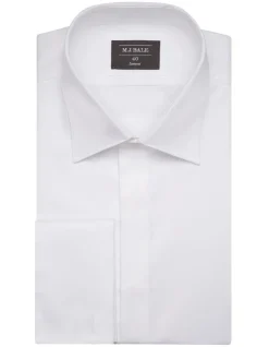 MJ Bale Blackrock White Tux Shirt
