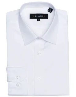 Ferrari Formalwear Zenetti Tailored Dress Shirt In White