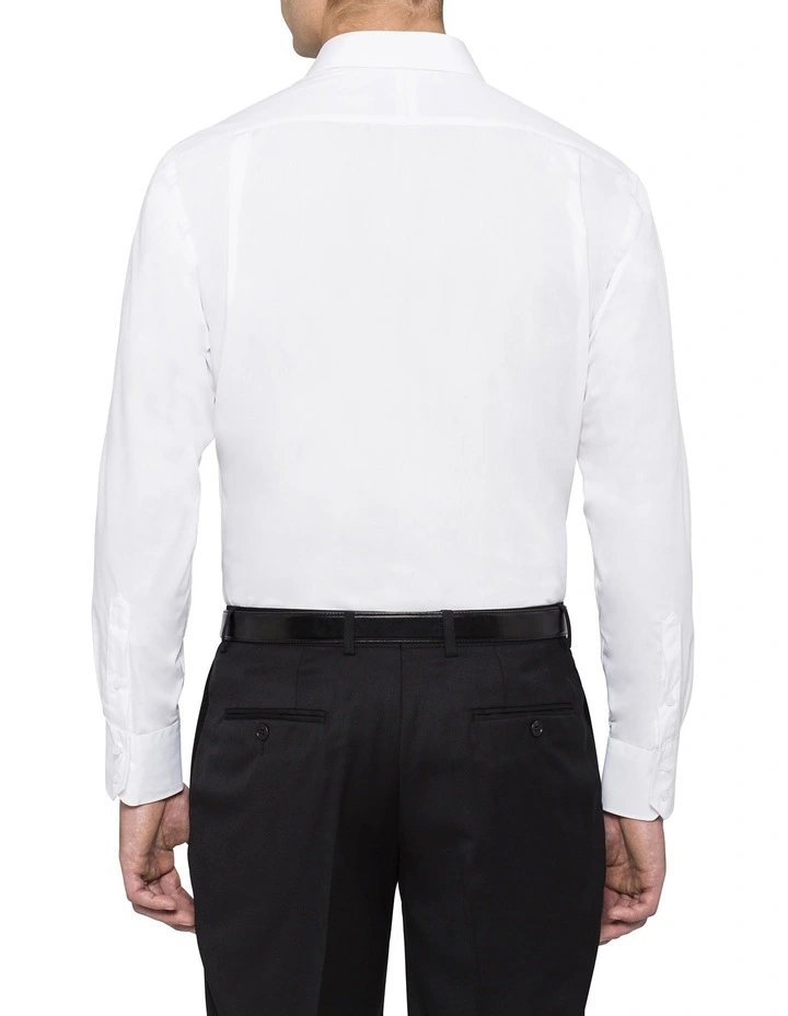 Van Heusen White Cotton/Polyester Business Shirt 4 Van Heusen White Cotton/Polyester Business Shirt - Image 2