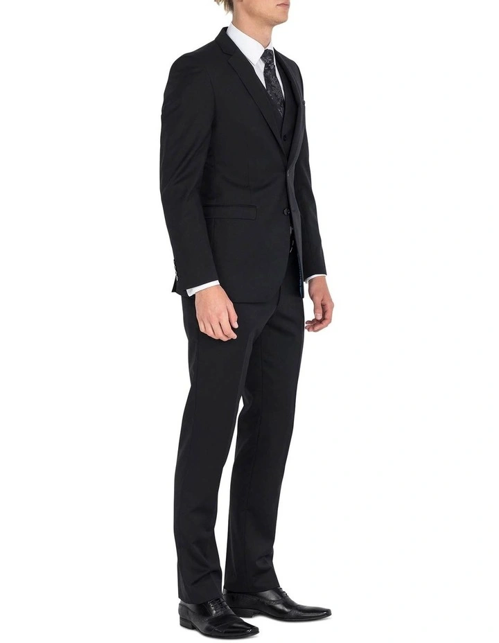 Ferrari Formalwear Black Formal Jacket Regular 7 Ferrari Formalwear Black Formal Jacket Regular - Image 5