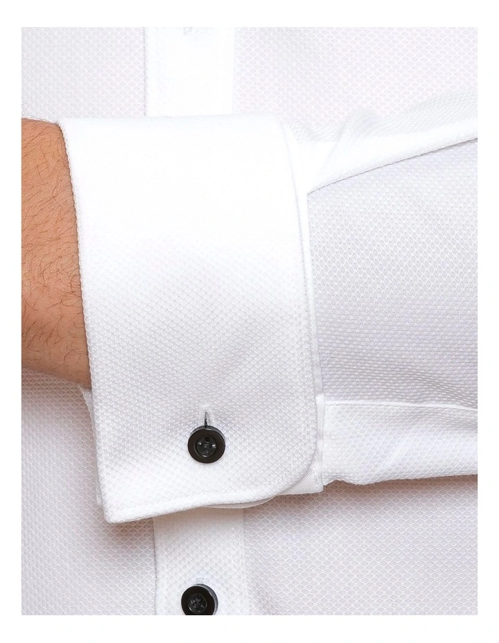 Gibson Slim Fit White Archie Shirt FGB019 6 Gibson Slim Fit White Archie Shirt FGB019 - Image 4