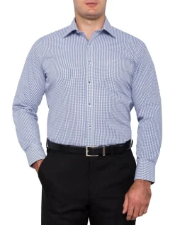 Van Heusen Classic Fit Check Business Long Sleeve Shirt Navy 18 Van Heusen Classic Fit Check Business Long Sleeve Shirt Navy -Cambridge Clothing shop 387046180 3 1 720x928