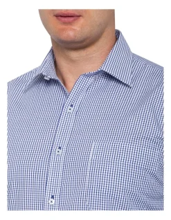 Van Heusen Classic Fit Check Business Long Sleeve Shirt Navy 25 Van Heusen Classic Fit Check Business Long Sleeve Shirt Navy -Cambridge Clothing shop 387046180 8 720x928