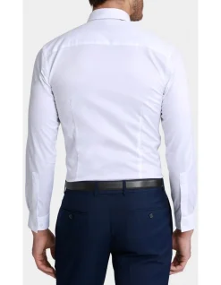 Calvin Klein Extra Slim Long Sleeve Business Shirt White 8 Calvin Klein Extra Slim Long Sleeve Business Shirt White -Cambridge Clothing shop 395062120 3 1 720x928