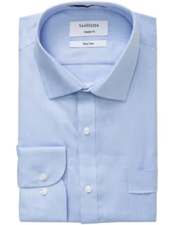 Van Heusen Light Blue Nail Head Business Shirt