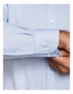 Van Heusen Light Blue Nail Head Business Shirt -Cambridge Clothing shop 606017240 4 720x928