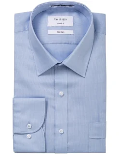 Van Heusen Light Blue Nail Head Business Shirt -Cambridge Clothing shop 606017240 5 720x928