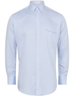 Van Heusen Light Blue Nail Head Business Shirt -Cambridge Clothing shop 606017240 6 720x928