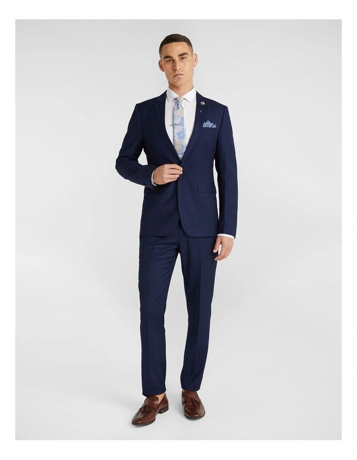 Yd. Wraith Slim Suit Jacket In Blue 8 Yd. Wraith Slim Suit Jacket In Blue - Image 6