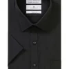 Van Heusen Short Sleeve Business Shirt Black -Cambridge Clothing shop 732318580 1 720x928