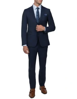 Dom Bagnato Tailored Fit Stefano Jacket-Blue FCJ351