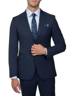 Dom Bagnato Tailored Fit Stefano Dark Blue Jacket FCJ351