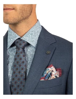 Cambridge Modern Fit Morse Blue Houndstooth Suit Jacket FCJ336 -Cambridge Clothing shop 768970900 768958210 4 1 720x928