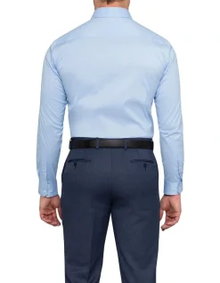 Van Heusen Solid Long Sleeve Business Shirt Light Blue 7 Van Heusen Solid Long Sleeve Business Shirt Light Blue -Cambridge Clothing shop 770753980 3 720x928