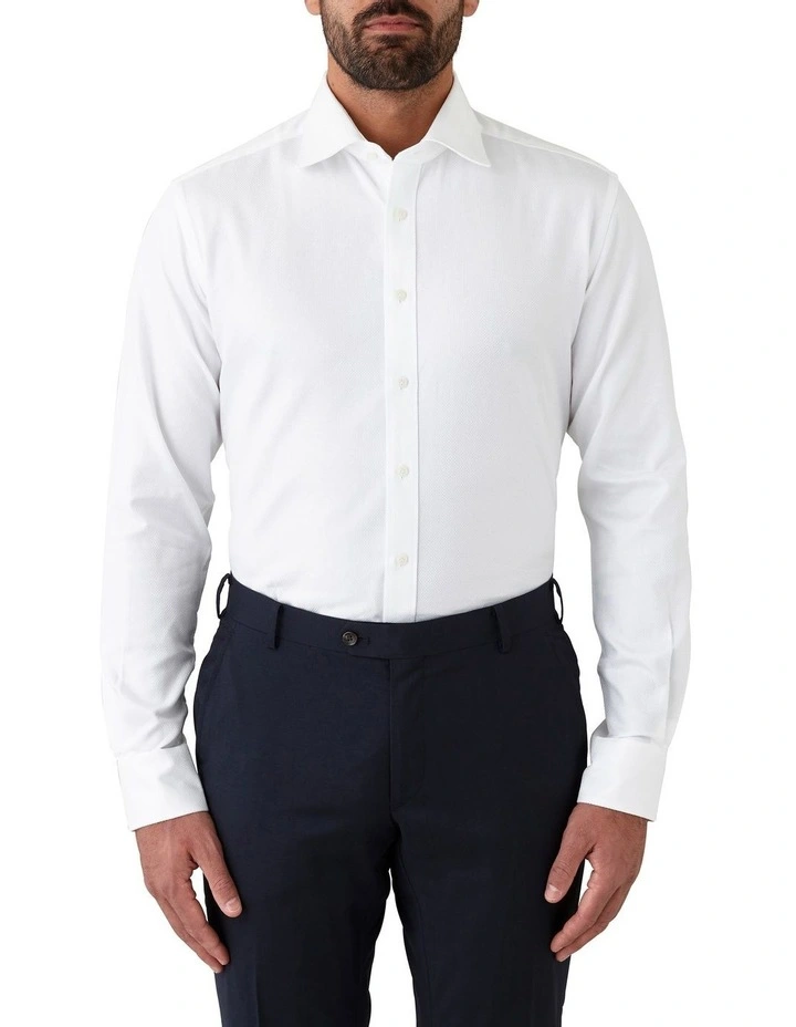 Dom Bagnato Tailored Fit Giorgio Shirt White 3 Dom Bagnato Tailored Fit Giorgio Shirt White