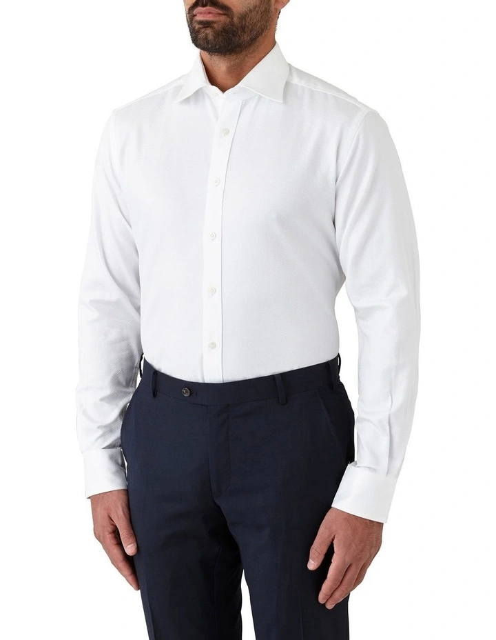 Dom Bagnato Tailored Fit Giorgio Shirt White 4 Dom Bagnato Tailored Fit Giorgio Shirt White - Image 2