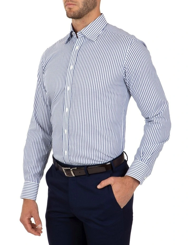 Cambridge Brighton Shirt-Navy Stripe 4 Cambridge Brighton Shirt-Navy Stripe - Image 2