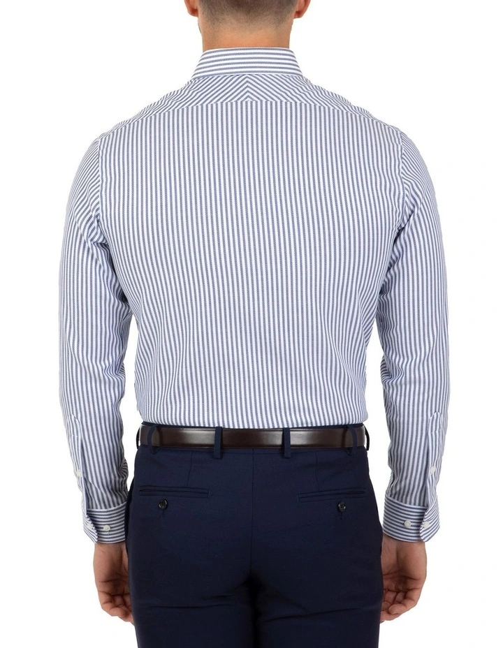 Cambridge Brighton Shirt-Navy Stripe 5 Cambridge Brighton Shirt-Navy Stripe - Image 3