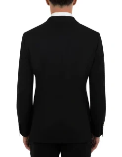 Dom Bagnato Tailored Fit Stefano Black Wool Jacket FCK410 9 Dom Bagnato Tailored Fit Stefano Black Wool Jacket FCK410 -Cambridge Clothing shop 803014120 3 720x928