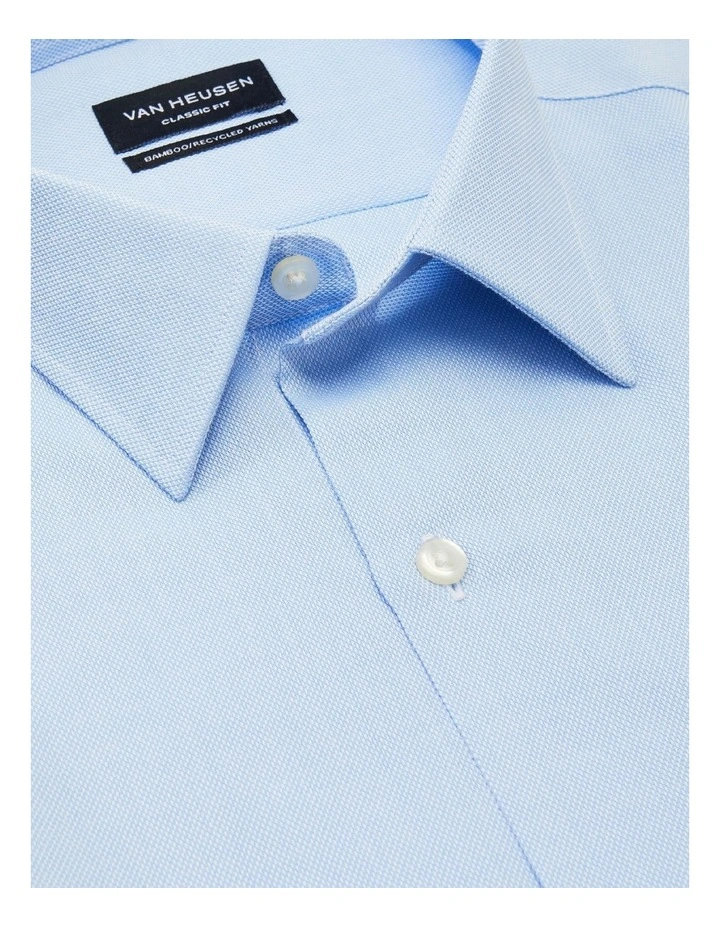 Van Heusen Wash'N'Wear Textured Long Sleeve Business Shirt Blue 4 Van Heusen Wash'N'Wear Textured Long Sleeve Business Shirt Blue - Image 2