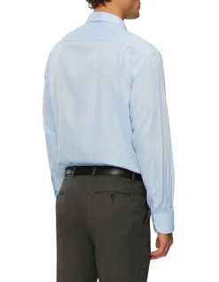 Van Heusen Wash'N'Wear Textured Long Sleeve Business Shirt Blue 8 Van Heusen Wash'N'Wear Textured Long Sleeve Business Shirt Blue -Cambridge Clothing shop 833134330 3 720x928