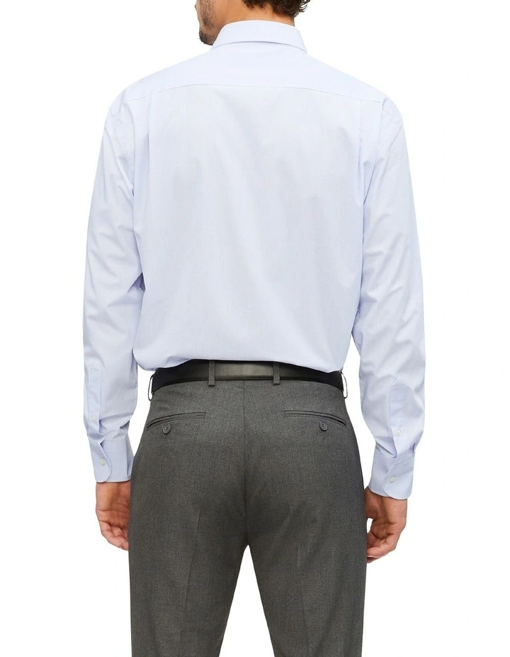 Van Heusen Wash'N'Wear Check Classic Long Sleeve Business Shirt Light Blue 4 Van Heusen Wash'N'Wear Check Classic Long Sleeve Business Shirt Light Blue - Image 2