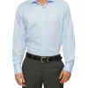 Van Heusen Wash'N'Wear Plain Euro Long Sleeve Business Shirt Blue -Cambridge Clothing shop 833134780 1 720x928