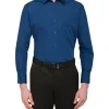 Van Heusen Plain Poplin Long Sleeve Business Shirt Navy 1 Van Heusen Plain Poplin Long Sleeve Business Shirt Navy -Cambridge Clothing shop 840149200 1 720x928