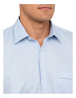 Van Heusen Cotton Long Sleeve Business Shirt Blue 16 Van Heusen Cotton Long Sleeve Business Shirt Blue -Cambridge Clothing shop 856183970 4 720x928