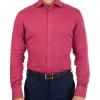 Dom Bagnato Tailored Fit Giorgio Pink Linen Shirt 1 Dom Bagnato Tailored Fit Giorgio Pink Linen Shirt -Cambridge Clothing shop 859454830 859443850 1 720x928