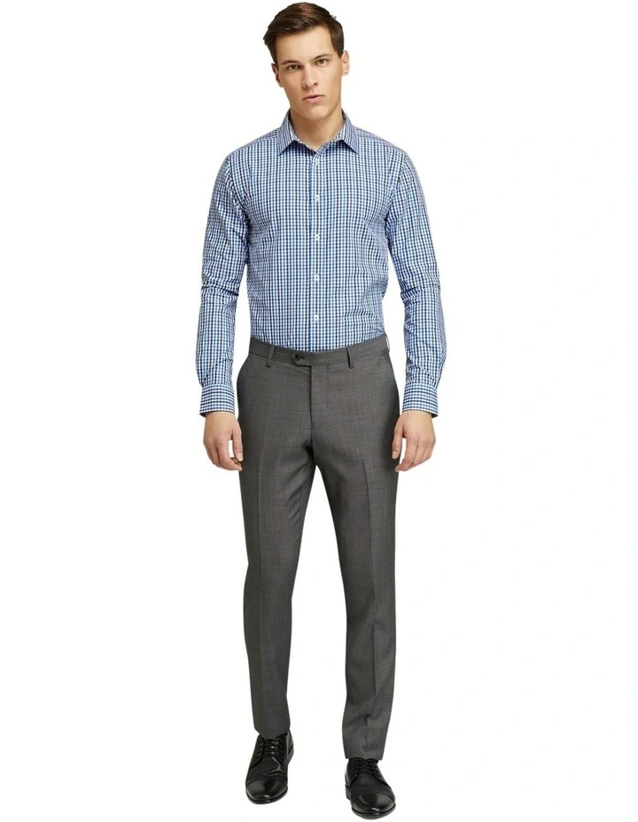 Oxford Beckton Checked Shirt In Blue 7 Oxford Beckton Checked Shirt In Blue - Image 5