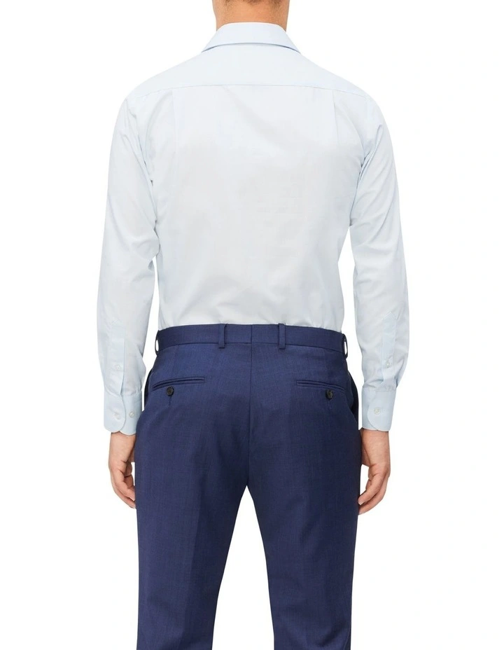 Van Heusen Plain Classic Long Sleeve Business Shirt Sky Blue 4 Van Heusen Plain Classic Long Sleeve Business Shirt Sky Blue - Image 2