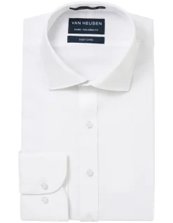 Van Heusen Herringbone Tailored Long Sleeve Business Shirt White 9 Van Heusen Herringbone Tailored Long Sleeve Business Shirt White -Cambridge Clothing shop 865998370 4 720x928