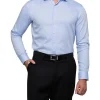 Van Heusen Herringbone Slim Long Sleeve Business Shirt Blue 2 Van Heusen Herringbone Slim Long Sleeve Business Shirt Blue -Cambridge Clothing shop 865998460 1 720x928