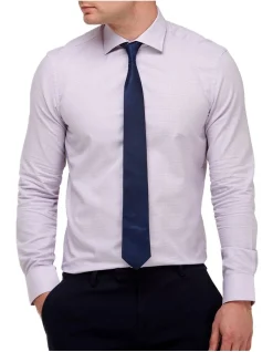 Brooksfield Micro Textured Reg Fit Business Shirt