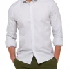 Brooksfield Micro Textured Slim Fit Dress Shirt -Cambridge Clothing shop 872855830 1 720x928