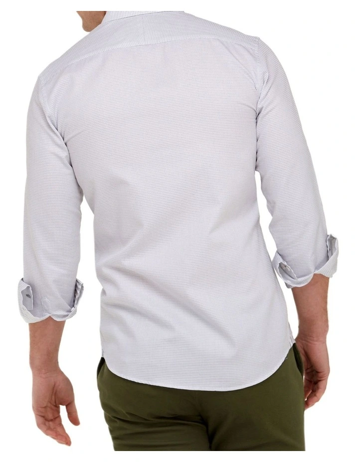 Brooksfield Micro Textured Slim Fit Dress Shirt 5 Brooksfield Micro Textured Slim Fit Dress Shirt - Image 3