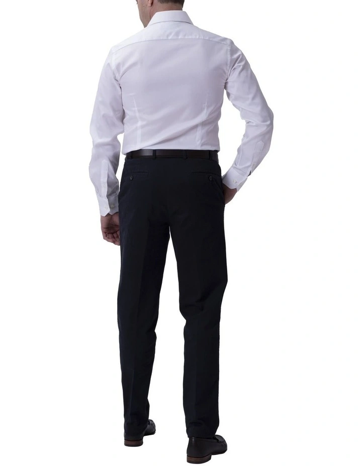 Henry Sartorial Twill Shirt Sc-Slim Fit White 7 Henry Sartorial Twill Shirt Sc-Slim Fit White - Image 5