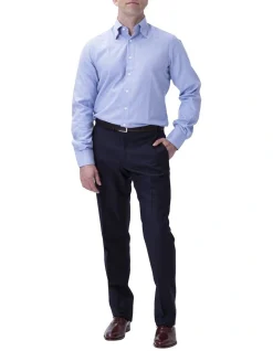 Henry Sartorial X 100 Hands Cashmere Shirt Blue