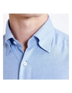 Henry Sartorial X 100 Hands Cashmere Shirt Blue 15 Henry Sartorial X 100 Hands Cashmere Shirt Blue -Cambridge Clothing shop 883059040 7 720x928